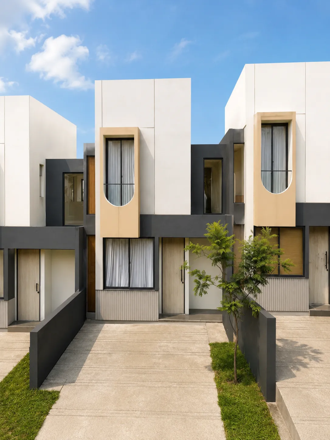 Fasad rumah Tipe 85 Tamaruma Sawangan