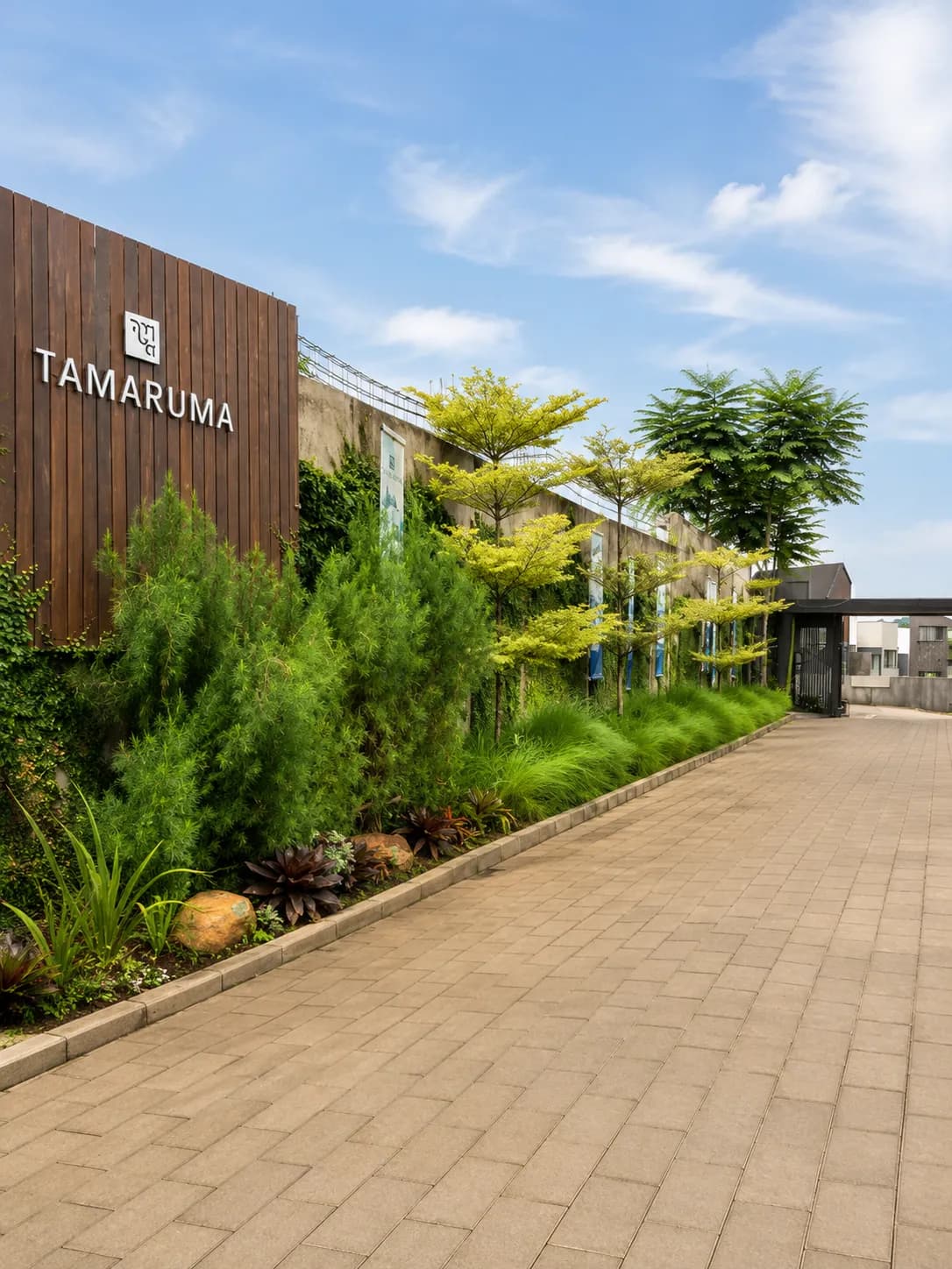 Main gate cluster Tamaruma Sawangan di Pondok Petir, Sawangan, Depok